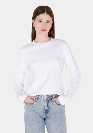 Hanorace - COLIN'S Bluza Alba Regular Femei