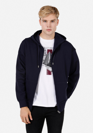 Толстовки - COLIN'S Свитшот Blue Oversize