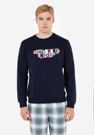 ОДЕЖДА - COLIN'S Свитшот Blue Regular