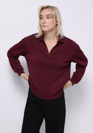 Hanorace - COLIN'S Bluza Rosie-Visinie  Femei