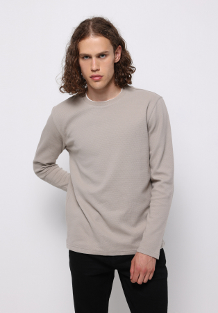 BARBATI - COLIN'S Bluza Bej  Barbati