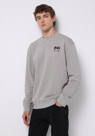 Hanorace - COLIN'S Bluza Gri Comfort Barbati