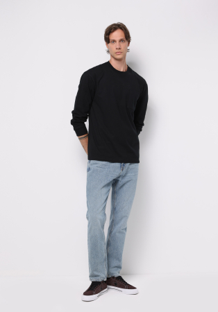 IMBRACAMINTE - COLIN'S Bluza Neagra  Barbati