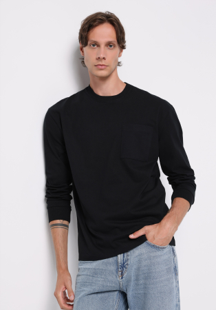 COLIN'S Bluza Neagra  Barbati [1]