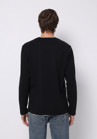 COLIN'S Bluza Neagra  Barbati [1]