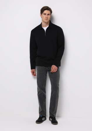 BARBATI - COLIN'S Bluza Neagra  Barbati