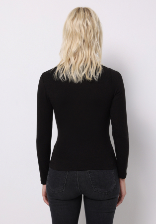 COLIN'S Bluza Neagra Regular Femei [1]