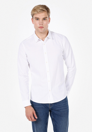 BARBATI - COLIN'S Camasa Alba Slim Barbati