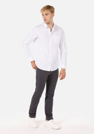 COLIN'S Camasa Alba Slim Barbati [2]