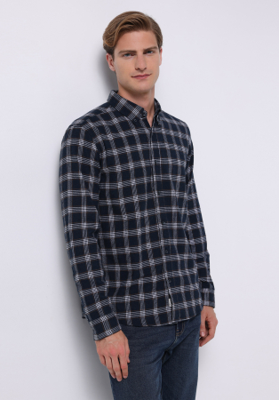 BARBATI - COLIN'S Camasa Navy  Barbati