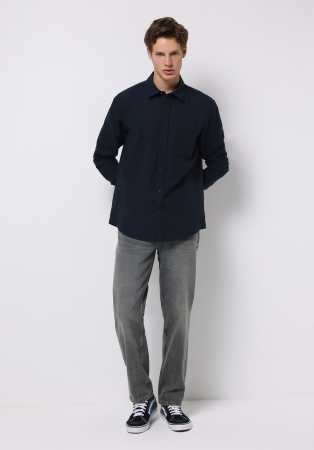 Camasi - COLIN'S Camasa Navy Slim Barbati