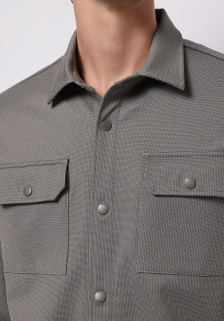 COLIN'S Camasa Gri Deschis Regular Barbati [3]