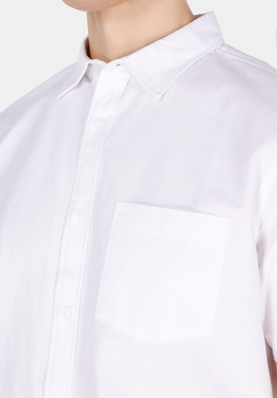 COLIN'S Мужская Рубашка С Коротким Рукавом Белая  [3]