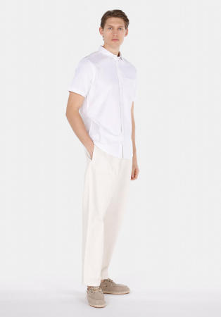 COLIN'S Мужская Рубашка С Коротким Рукавом Белая  [2]