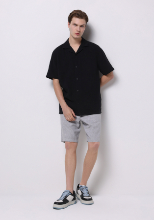 COLIN'S Camasa Cu Maneca Scurta Neagra Comfort Barbati [2]