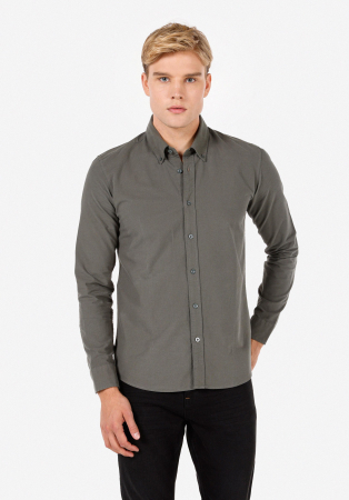 Camasi - COLIN'S Camasa Haki Slim Barbati