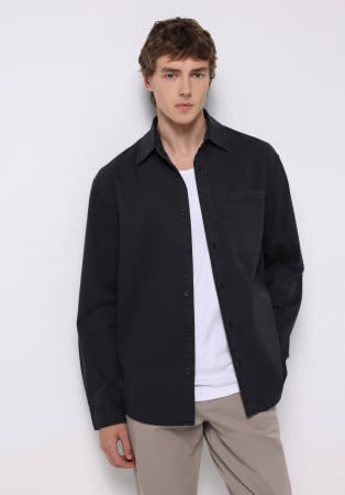 BARBATI - COLIN'S Camasa Neagra  Barbati