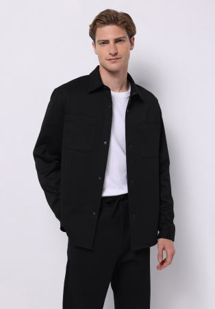 BARBATI - COLIN'S Camasa Neagra  Barbati