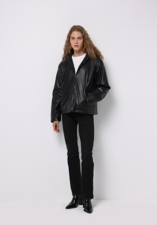 Geci si Jachete - COLIN'S Geaca Neagra  Femei