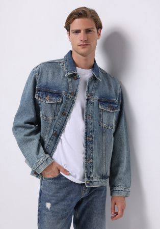 BARBATI - COLIN'S Geaca Albastra  Barbati