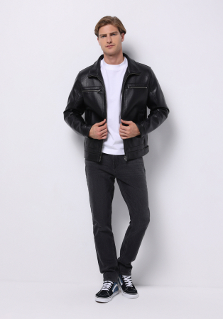 COLIN'S Geaca Neagra Slim Barbati [2]