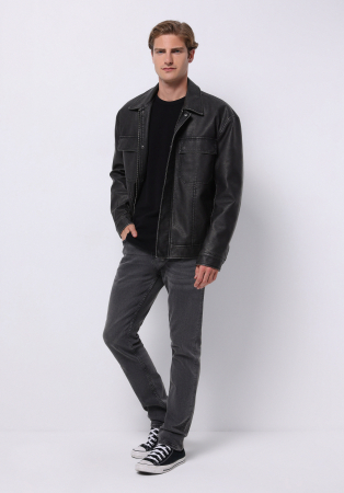 COLIN'S Geaca Neagra Slim Barbati [2]