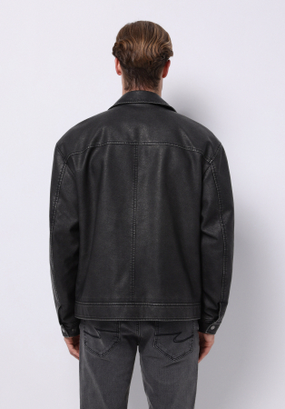 COLIN'S Geaca Neagra Slim Barbati [1]