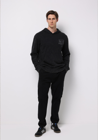 IMBRACAMINTE - COLIN'S Hanorac Negru  Barbati