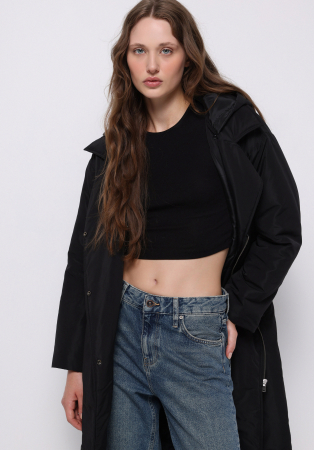 COLIN'S Mantou Negru  Femei [2]