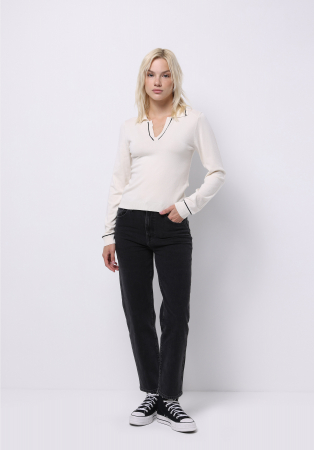 COLIN'S Pulover Alb  Femei [2]