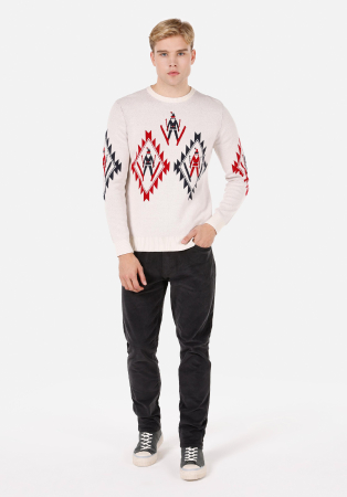 COLIN'S Pulover Crem Regular Barbati [2]