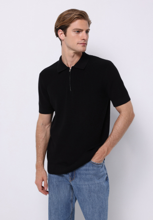 BARBATI - COLIN'S Pulover Negru  Barbati