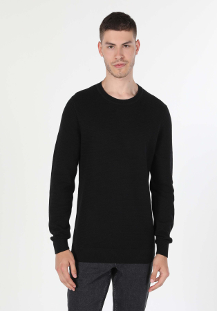 COLIN'S Pulover Negru Regular Barbati [2]