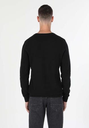 COLIN'S Pulover Negru Regular Barbati [1]