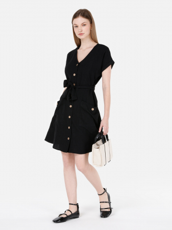 COLIN'S Rochie Neagra Regular Femei [2]