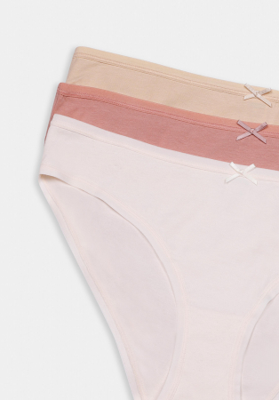Lenjerie Intima - COLIN'S Set Lenjerie Roz Deschis/Bej/Roz Modern Femei