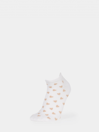 Sosete - COLIN'S Sosete Crem Modern Femei