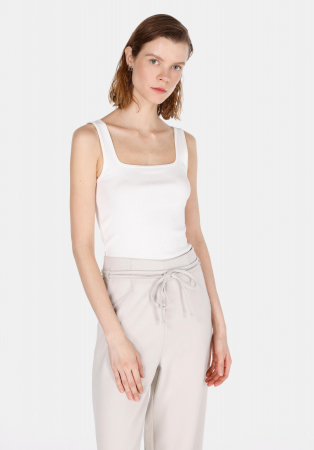 FEMEI - COLIN'S Top Alb Slim Femei
