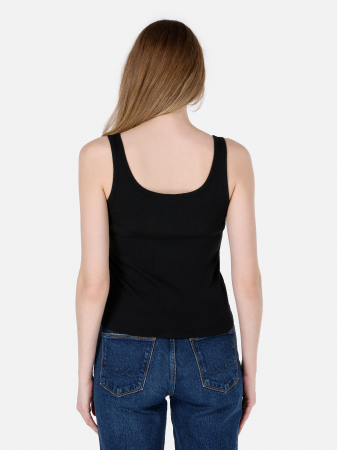 COLIN'S Top Negru Slim Femei [1]