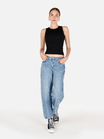 COLIN'S Top Negru Slim Femei [2]