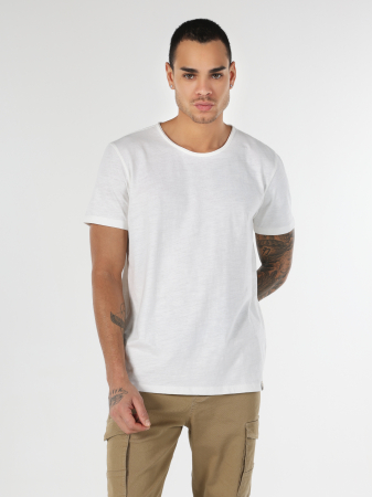 BARBATI - COLIN'S Tricou Alb Regular Barbati