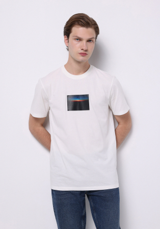 IMBRACAMINTE - COLIN'S Tricou Alb  Barbati