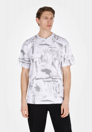 BARBATI - COLIN'S Tricou Alb Comfort Barbati
