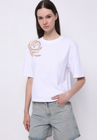 FEMEI - COLIN'S Tricou Alb Regular Femei