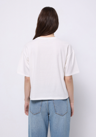 COLIN'S Tricou Alb Regular Femei [1]