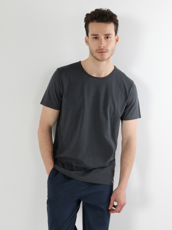 COLIN'S Tricou Gri Inchis Regular Barbati [1]
