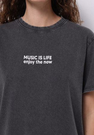 COLIN'S Женская Футболка Тёмная Серая Regular [3]