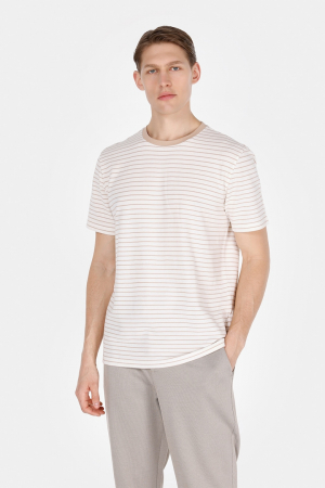 BARBATI - COLIN'S Tricou Bej Regular Barbati