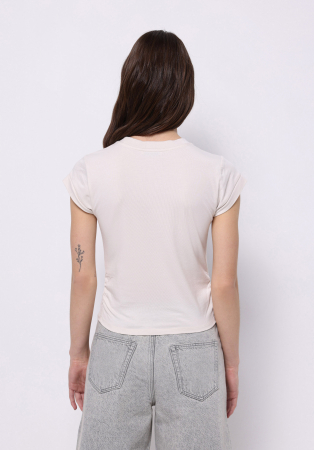 COLIN'S Tricou Crem Slim Femei [1]