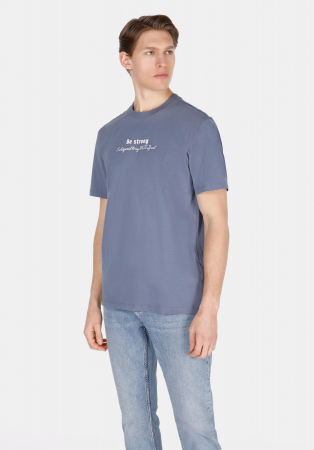 IMBRACAMINTE - COLIN'S Tricou Albastru Comfort Barbati